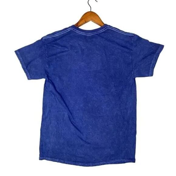 Nirvana Vintage Style Smile Back Short Sleeve Unisex T Shirt Crew Neck M Blue - Picture 14 of 15